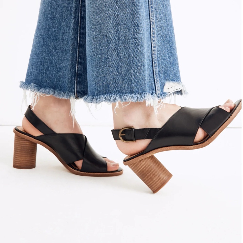 Madewell The Ruthie Crisscross Leather Sandals Women’s Size 8